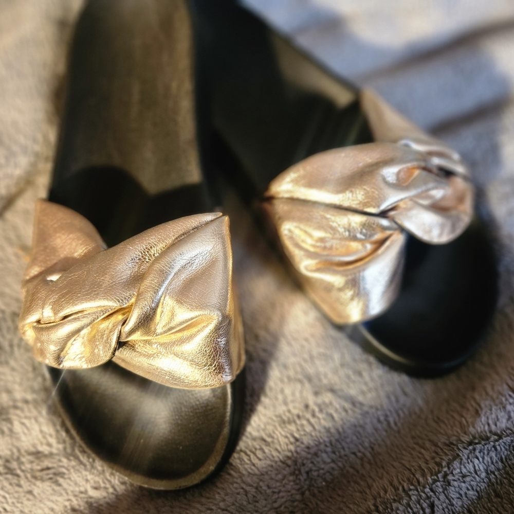 Rebecca Minkoff Gold Slides